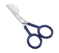 Generic Tijeras para Apliques, Tijeras para Alfombras, Hoja de Pico de Pato, Multifuncional para Acampar y el Hogar (BLUE)