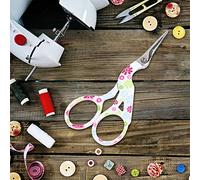 Generic Tijeras Vintage de Acero Inoxidable con Diseño de de Flor para Manualidades de Costura y Proyectos de Bricolaje Duraderas 3,54 * 1,57 Pulgadas (porcelana rosa)