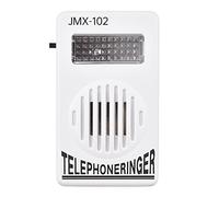 Generic Timbre de Teléfono Extra Fuerte con Luz Estroboscópica para Personas con Discapacidad Auditiva, Ajustable 70 DB, Fácil Conexión, Montado en la Pared, 1 Unidad