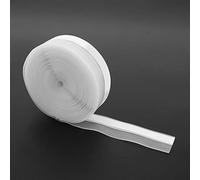 Generic Tira de Sellado Autoadhesiva, 5M, Goma de Silicona Transparente, Puerta, Ventana, Aislamiento Acústico, Burlete a Prueba de Clima (25mm)