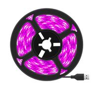 Generic Tiras de luz LED para cultivo de plantas, luz USB para crecimiento de plantas, 7.5 pulgadas, interior y exterior, LED, multicolor, resistente al agua