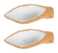 Generic Tocado Orejas de Ciervo Falsas Marrón, 1 Par, Accesorio para Disfraz Diy, Diadema Cabello para Fiestas de Navidad, Halloween y Cumpleaños, Decoración Creativa Cabello