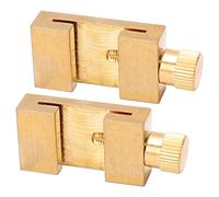 Generic Topes Localizadores Resistentes Al Desgaste para Bloque de Latón de Posicionamiento de Regla de Escribano para Regla de Acero y Borde Recto para Trabajadores de la Construcción