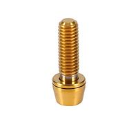 Generic Tornillo de Cabeza Cónica de Aleación de Titanio con Arandela para Bicicletas de Montaña, Ligero, Duradero y Resistente a la Corrosión en 4 Colores para Entusiastas del Ciclismo (M5x16)