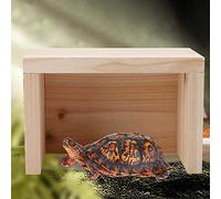 Generic Tortoise Cinco, Tortoise Hideout de Madera Hide Hábitat Tortuga Tortugas Caja de Escalada Cueva para Reptil
