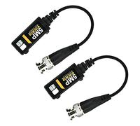 Generic Transmisor Avanzado de par Trenzado de Transmisión Balun de Vídeo HD de 8MP con Protección contra Rayos para Señal HD-CVI, AHD, TVI, CVBS, Adecuado para Instalación de Cámaras de Vigilancia