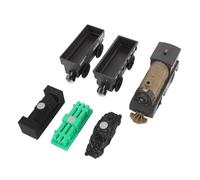 Generic Tren Pequeño Retro Eléctrico de Juguete, Color único de Col Púrpura, Fácil de Operar para Niños, Juego en Casa, ABS Al Aire Libre