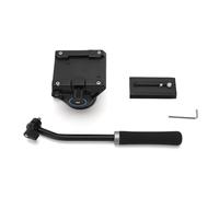 Generic Trípode para Cámara de Vídeo con Arrastre Fluido para Cámaras DSLR Cabezal de Fluido Hidráulico Panorámico Resistente para Cobertura de Noticias, Bodas Aleación de Aluminio 10,5 X 9,4 X 10 Cm