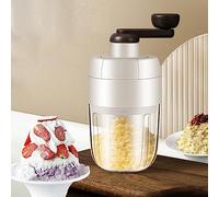 Generic Trituradora de Hielo Manual para Máquina de Hielo Raspado con Manivela Casera con Cuchillas, Máquina para Hacer Conos de Nieve Fácil de Usar para Batidos, Postres y Golosinas de Verano, de