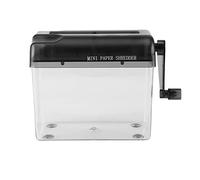 Generic Trituradora de Manivela, Manual de Triturador, Triturador de Papel Cortada, de Documents, Herramient de Corte de Papel para Escuela, Hogar, Estudiantes, Oficina (GRAY)