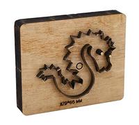 Generic Troquel de Corte de Cuero con Forma de Dragón a Prueba de Desgaste para Corte de Cuero con Bordes Limpios, Carteras y Cinturones, Material de Acero de Aleación