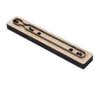 Generic Troquel de Corte para Artesanía en Cuero Molde de Madera para Llavero Plantilla para Hacer Correas de Cuero Herramienta Manual para Bricolaje Base Gruesa Resistente para Cortar