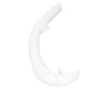 Generic Tubo de Buceo Flotante sin Gel de Sílice para Deportes Subacuáticos, Respiración sin Esfuerzo para Buceo, Snorkel, Natación y (White)