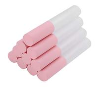 Generic Tubos de Lápiz Labial Recargables de 10 Ml para Uso Individual y de Salón, Juego de 10 Recipientes Semitransparentes para Facilitar su Transporte
