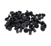 Generic Tuercas de Goma, Tuercas de Carenado de Motocicleta, Orificios de Sellado, 50 Unids/set de Sujetadores para Parabrisas de Automóviles, Motocicletas, Kayaks