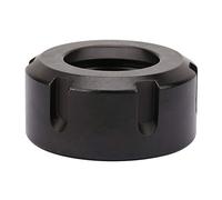 Generic Tuercas de Sujeción de ER40 ER32 ER25UM Tuercas de Sujeción de Acero Al Carbono Duraderas para Soportes de Herramientas de Torno de Fresado CNC Negro 3 Tamaños (ER32UM)