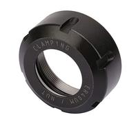 Generic Tuercas de Sujeción de ER40 ER32 ER25UM Tuercas de Sujeción de Acero Al Carbono Duraderas para Soportes de Herramientas de Torno de Fresado CNC Negro 3 Tamaños (ER40UM)