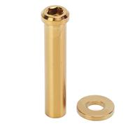 Generic Tuercas Fijas con Abrazadera C para Bicicleta de Aleación de Titanio, Artesanía Fina, Tuerca de Pivote de Freno C con Arandela, Reemplazo Perfecto para Ciclistas (GOLD)