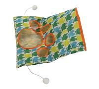 Generic Túneles de Gato para Gatos Interiores, Túnel de Mat de Arrugas de Hámsters Túnel de Juguete Bolso de Juguetes para Saco de Dormir para para el Gatito para Esconder y Atrapar 3 Capas para