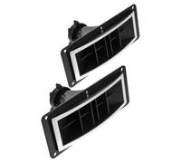 Generic Tweeter de Altavoz de Bocina de 10 Pulgadas Luz, Accesorio de Audio para Escenario, Material Abs Resistente Negro, Juego de 2 Piezas para Sistemas de Sonido Profesional