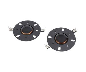 Generic Tweeter de Diafragma, Calidad de Sonido Suave, Diseño Liviano, 2 Piezas de 25,5 Mm, Tweeter de Diafragma de Repuesto, Bocina de Altavoz de Bobina de Voz para de 4 Pulgadas, Resina de