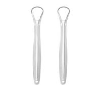 Generic U. Posen In Cleaner Scraper Tongue Tongue to Steel Few Freshen Halitosis to Scraper Tongue Breath Stainless A Metal Seconds Preservativos Espesor (A Talla única)