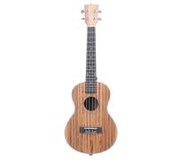 Generic Ukelele Tenor Kit de Iniciación de Ukelele Hawaiano de Madera de Cebra de 26 Pulgadas con Afinador de Cuerdas de Nailon y Accesorios para Adultos, Niños, Principiantes, Práctica y Lecciones