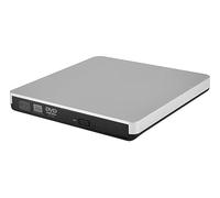 Generic Unidad óptica Grabadora de DVD Externa CD/DVD RW Grabadora Plug and Play para PC Portátil Fuerte Tolerancia a Fallos Adecuada para Copias de Seguridad de Datos, para Usuarios de /Mac ABS