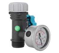 Generic Válvula Ajustable Reguladora de Presión de Agua para Riego de Jardines de Invernadero con Manómetro, Fácil Ajuste, para Control del Programa de Riego de Plantas