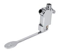 Generic Válvula de Pedal de Montaje en Piso de Cobre para Grifo de Lavabo de Baño, Giratoria 360 Grados, Adecuada para Grifos de Pedal, Cromada, para Hoteles y Hospitales