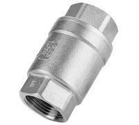 Generic Válvula de Retención de Resorte Vertical de Acero Inoxidable de 3/4" para de Tuberías, WOG 1000 para Petróleo, Productos Químicos, Farmacia, 1 Pieza