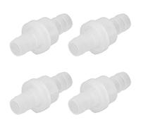 Generic Válvula de Retención Unidireccional, 12 Uds., Prevención de Reflujo, Material PP, Resistencia a la Corrosión para la Industria Química de Alimentos y Bebidas (10mm)