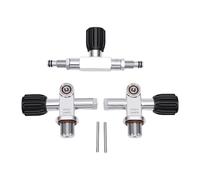 Generic Válvula de Tanque de Buceo de Alta Presión, Características DIN y Yugo de Acero Inoxidable para Entusiastas del Buceo, 3 Paquetes
