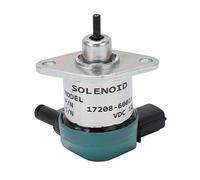 Generic Válvula Solenoide de Apagado, Válvula de Parada del Motor de Alto Rendimiento para Excavadoras, 12 V CC de Fácil Instalación, Reemplazo Perfecto para D1005 D1105
