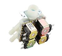Generic Válvula Solenoide Magnética Eléctrica Impermeable para Drenaje de Agua Válvula Solenoide 1 en 4 Salida N/C Apta para Riego de Jardín Plástico