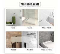 Generic Varilla de Cortina de Tensión, Varillas de Cortina sin de Tensión Cargadas de Resorte, sin de de Perforación para Ventana, Baño, Puerta, Armario, Cocina, Puerta de Armario (H44959-1)