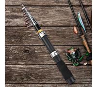 Generic Varilla de Pesca de Mini Marina Portátil, Caña de Pesca de Hielo Herramienta de Marina Multifuncional con Caña de Telescópica de EAV sin Deslizamiento, para la del Mar y el Uso (#6)