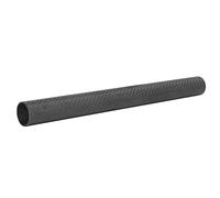 Generic Varilla de Tubo de Fibra de Carbono para de Riel de Enfoque de Seguimiento de 19 Mm, Soporte de Cámara Liviano y Duradero para Kit de Fotografía, Negro, 30 Cm (20 centímetros)
