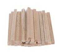 Generic Varillas Cuadradas de Madera Sin Acabado para Manualidades, Proyectos Y Carpintería - Paquete de 30, tal como se describe, 70x5x5mm