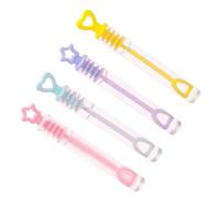Generic Varita de Burbujas Varita para Hacer Burbujas de Plástico 48 Piezas con Líquido de Mini Tubo Soplador de de 10,5 X 1 Cm para Niños de 4 a 6 Años Fiestas Bodas Juegos Al Aire