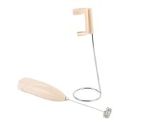 Generic Varita de Espuma de Leche Compacta, Práctica Máquina de Hacer Espuma Eléctrica de Mano para Viajes, Funciona con Pilas AA, 1 Juego (Albaricoque)