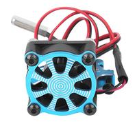 Generic Ventilador de Refrigeración del Disipador Térmico del Motor con Sensor Térmico para Coches RC 540 550 3650 3660 Accesorio de Nicho de Alto Rendimiento (BLUE)