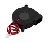 Generic Ventilador de Refrigeración Radial Alta Precisión Larga Vida útil para Impresora 3D Kit de Enfriador de Turboventilador Accesorios para Impresora Negro 50 * 15 Mm 1,97 * 0,59 Pulgadas DC 12