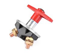 Generic Versátil Interruptor de Corte de Batería de Coche con Llave Fija de 300A, Interruptor de Desconexión de Alimentación Universal para Coche/SUV/camión/RV, Plástico ABS y Aleación