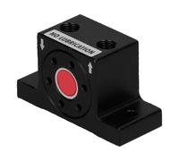 Generic Vibrador Neumático Vibrador Industrial de Rotación Excéntrica para Descarga de Silos, Pantallas de Filtro, Suministros de Plataforma Vibratoria de Aleación de Aluminio con Rosca de 1/8 pulg.