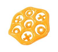 Generic Vibrante Flotador Inflable Hexagonal para Piscina con Juego de 7 Bolas Multicolor para Actividades Divertidas Al Aire Libre en Piscinas y Playas para Todas Las Edades (Orange)