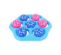 Generic Vibrante Flotador Inflable Hexagonal para Piscina con Juego de 7 Bolas Multicolor para Actividades Divertidas Al Aire Libre en Piscinas y Playas para Todas Las Edades (Turquesa)