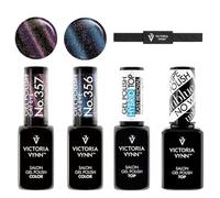 Generic Victoria Vynn Cat Eye - Esmalte de uñas híbrido con imán y top coats - Regalo ideal para diseños de uñas creativos