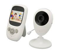 Generic Video Baby Monitor con una Conexión de 2.4GHz Talk Talk Adecuado para Yoga Interior, 1/3 Tamaño del Sensor (Enchufe de la UE)
