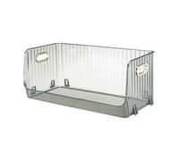 Generic Vitrina multiusos, estante de almacenamiento multifuncional, apilable, estable, organizador de maquillaje para tocador, estante, armario de baño, Verde Grande